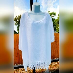 LINEN TUNIC XL